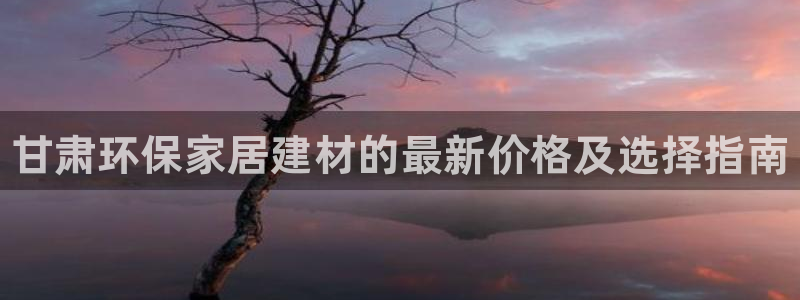 杏耀注册登入：甘肃环保家居建材的最新价格及选择指南